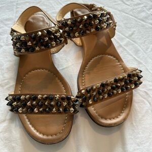 Christian Louboutin flat studded sandals